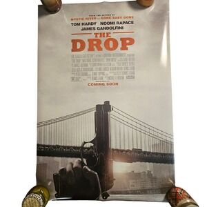 The Drop 2014 Promo Movie Poster 27x40 Tom Hardy, Noomi Rapace, James Gandolfini